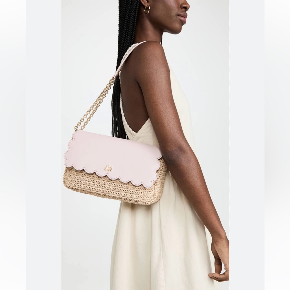 LELE SADOUGHI BLUSH NANETTE SCALLOP
CONVERTIBLE SHOULDER BAG - NWTags
